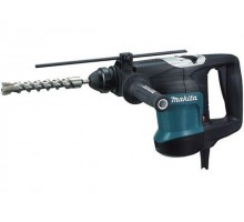 Перфоратор MAKITA HR 3200 C в чем. (850 Вт, 5.5 Дж, 3 реж., патрон SDS-plus, вес 4.4 кг)