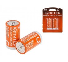 Батарейка C LR14 1,5V alkaline 2шт. ЮПИТЕР