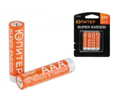 Батарейка AAA LR03 1,5V alkaline 4шт. ЮПИТЕР