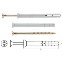 Дюбель-гвоздь 10х120 мм полипропилен потай (5 кг) STARFIX
