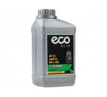 Масло моторное 2-х тактное ECO 1 л ( JASO FC,  API TC, ISO-L-EGC,)
