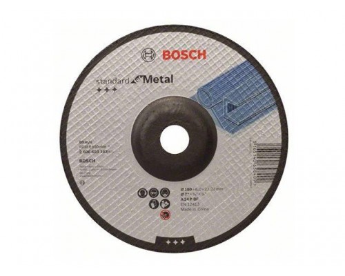 Круг обдирочный 180х6x22.2 мм для металла Standart BOSCH в Мозыре