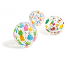 Надувной мяч Lively Print, 51 см, INTEX (от 3 лет, цвета в ассортименте)