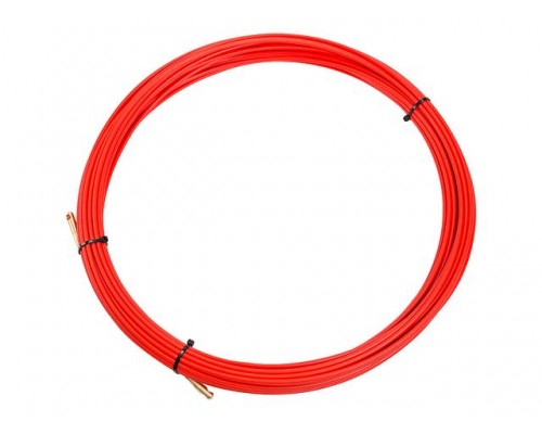 Протяжка кабельная (мини УЗК в бухте), стеклопруток, d=3,5 мм 20 м красная (REXANT) в Мозыре