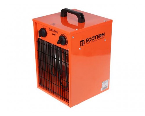 Нагреватель воздуха электр. Ecoterm EHC-03/1E (кубик, 3 кВт, 220 В, термостат) в Мозыре