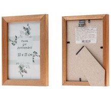 Рамка для фотографий деревянная со стеклом, 10х15 см, дуб, PERFECTO LINEA