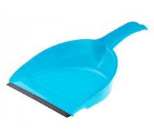 Совок пластм. с резинкой Standard (Стандарт), голубой, PERFECTO LINEA