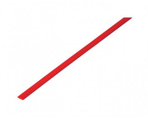 Термоусадочная трубка 3,5 / 1,75 мм, красная (упак. 50 шт. по 1 м) REXANT в Мозыре
