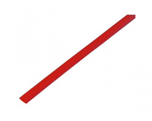 Термоусадочная трубка 6,0 / 3,0 мм, красная (упак. 50 шт. по 1 м) REXANT в Мозыре