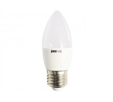 Лампа светодиодная C37 СВЕЧА 8Вт PLED-LX 220-240В Е27 3000К JAZZWAY (60 Вт  аналог лампы накаливания, 640Лм,теплый)