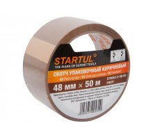 Скотч упаковочный коричневый 48ммх50м STARTUL PROFI (ST9053-2-48-50) (плотность 45мкм)