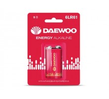 Батарейка 6LR61 9V alkaline BL-1шт DAEWOO ENERGY