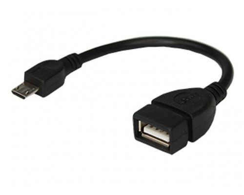 USB-кабель OTG micro USB на USB шнур 0,15M черный REXANT в Мозыре