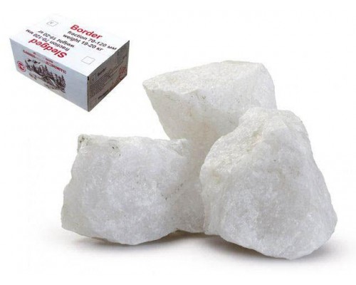 Камень для бани  Кварц (жаркий лед), колотый, коробка по 10 кг, ARIZONE в Мозыре