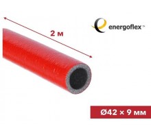 Теплоизоляция для труб ENERGOFLEX SUPER PROTECT красная 42/9-2м