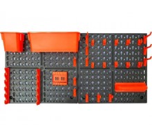 Панель инструментальная Blocker Expert с наполнением большая, 652х100х326 мм, черный/оранж., BLOCKER