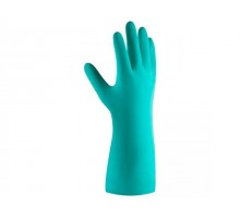 Перчатки К80 Щ50 нитриловые защитные промышленные, р-р 7/S, зеленые, JetaSafety (Защитные промышленные перчатки из нитрила. Зеленые. Р-ры: S) (JETA SA