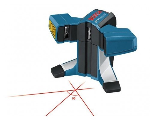 Лазер для укладки плитки BOSCH GTL 3 в кор. (проекция: 3 луча, угол 90°, до 20 м, +/- 0.20 мм/м, резьба 5/8") в Мозыре