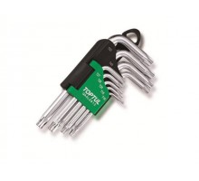 Набор ключей Torx T10-Т50 9шт короткие TOPTUL
