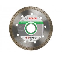 Алмазный круг 115х22 мм по керамике Turbo BEST FOR CERAMIC EXTRA-CLEAN BOSCH (сухая резка)