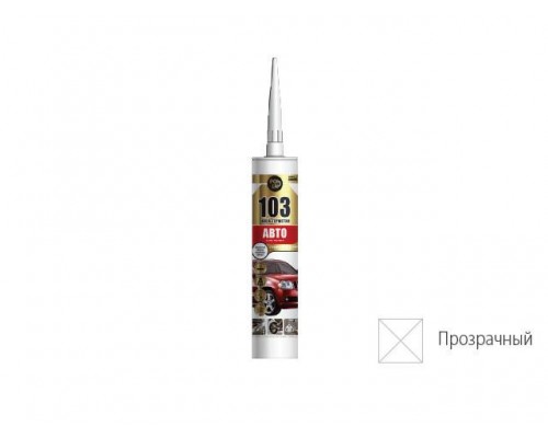 Клей-герметик POINT "103 Авто", прозрачный, 290мл в Мозыре