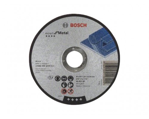 Круг отрезной 125х1.6x22.2 мм для металла Expert BOSCH в Мозыре