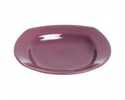 Тарелка глубокая керамическая, 221 мм, квадратная, серия Измир, фиолетовая, PERFECTO LINEA (Супер цена!) в Мозыре