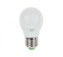 Лампа светодиодная G45 ШАР 5 Вт 160-260В E27 4000К ASD (40 Вт аналог лампы накал., 450Лм, нейтральный белый свет)