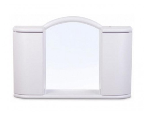 Шкафчик зеркальный Argo (Арго), белый мрамор, BEROSSI (Изделие из пластмассы. Размер 596 х 410 х 108 мм) в Мозыре