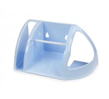 Полка для туалета, светло-голубой, BEROSSI (Изделие из пластмассы. Размер 300 х 317 х 240 мм)