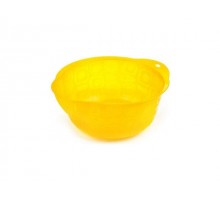 Миска-дуршлаг, лимон, BEROSSI (Изделие из пластмассы. Литраж 2 литра.   Размер 230 х 206 х 101 мм)