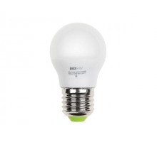 Лампа светодиодная G45 ШАР 5 Вт ECO E27 3000К JAZZWAY (40 Вт аналог лампы накал., 400Лм, теплый белый свет)