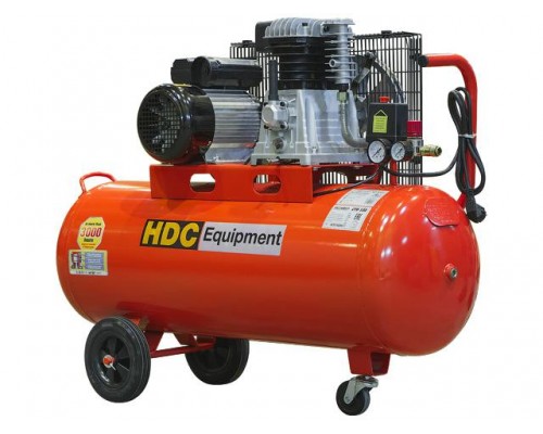 Компрессор HDC HD-A101 (396 л/мин, 10 атм, ременной, масляный, ресив. 100 л, 220 В, 2.20 кВт) в Мозыре