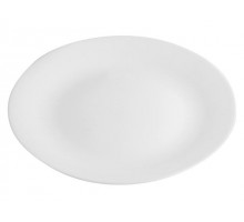 Тарелка обеденная стеклокерамическая, 267 мм, круглая, серия Ivory (Айвори), DIVA LA OPALA (Collection Ivory)
