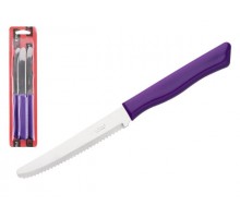 Набор ножей столовых, 3шт., серия PARATY, фиолетовые, DI SOLLE (Супер цена! Длина: 200 мм, длина лезвия: 103 мм, толщина: 0,8 мм. Прочная пластиковая