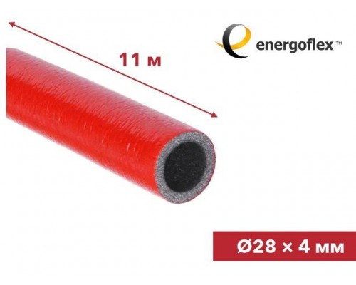 Теплоизоляция для труб ENERGOFLEX SUPER PROTECT красная 28/4-11м (теплоизоляция для труб) в Мозыре