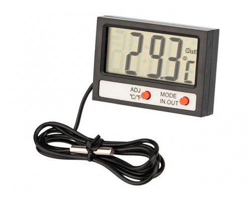 Термометр электронный REXANT комнатно-уличный с часами в Мозыре