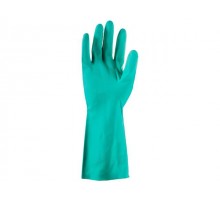 Перчатки К80 Щ50 нитриловые защитные промышленные, р-р 11/XXL, зеленые, JetaSafety (Защитные промышленные перчатки из нитрила. Зеленые. Р-ры:  XXL.) (