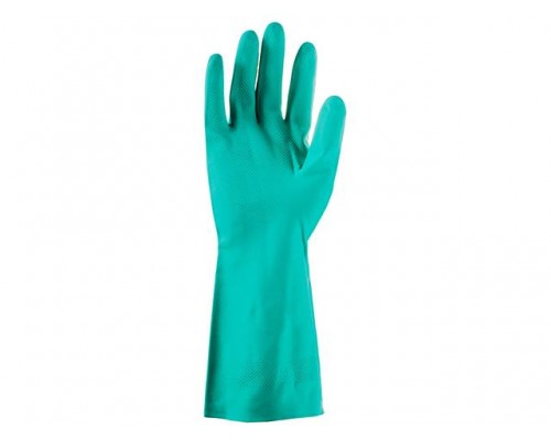Перчатки К80 Щ50 нитриловые защитные промышленные, р-р 11/XXL, зеленые, JetaSafety (Защитные промышленные перчатки из нитрила. Зеленые. Р-ры:  XXL.) ( в Мозыре