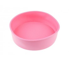 Форма для выпечки, силиконовая, круглая, 20 х 6 см, розовая, PERFECTO LINEA
