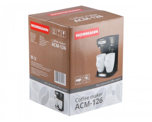 Кофеварка ACM-126 NORMANN (капельная; 450 Вт; 250 мл; 2 кружки) в Мозыре