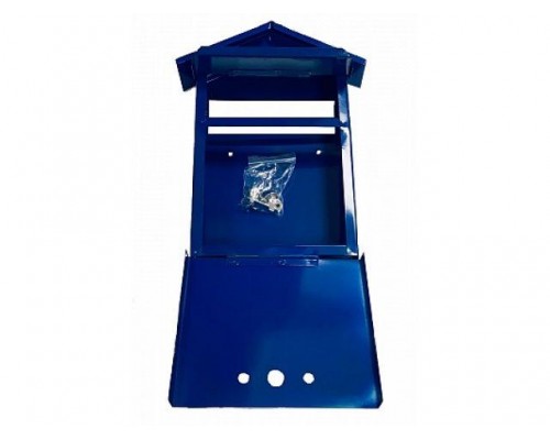 Ящик почтовый Домик с замком 350х280х60 (синий) (АГРОСНАБ) в Мозыре
