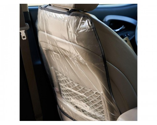 Накидка защитная на спинку переднего сиденья (60х50 см) ПВХ, прозрачная REXANT в Мозыре