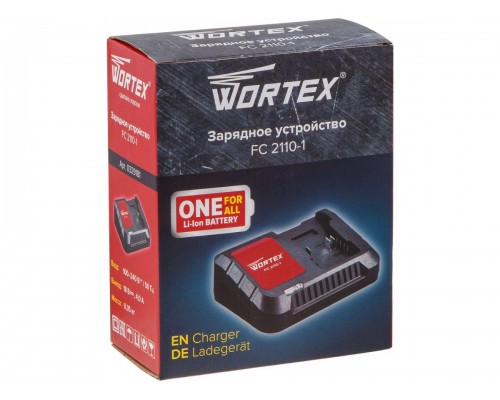 Зарядное устройство WORTEX FC 2110-1 ALL1 (18 В, 4.0 А, 1 слот, быстрая зарядка) в Мозыре