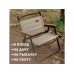 Кресло складное (садовое), бежевый/черный, ARIZONE (Размер: 54х54х61 см) в Мозыре