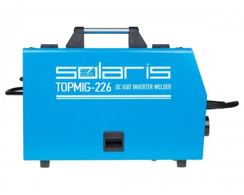 Полуавтомат сварочный Solaris TOPMIG-226 с горелкой 5 м (220В; MIG/FLUX; евроразъем; горелка 5 м; смена полярности) в Мозыре