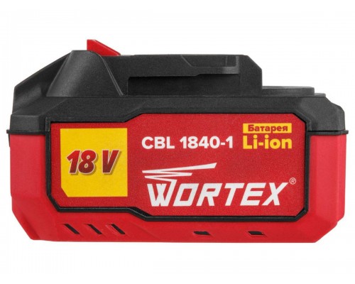 Аккумулятор WORTEX CBL 1840-1 18.0 В, 4.0 А*ч, Li-Ion ALL1 (18.0 В, 4.0 А*ч, индикатор заряда, обрезиненный корпус) в Мозыре