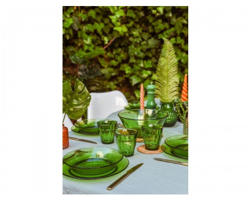 Тарелка глубокая суповая стеклянная, 195 мм, серия Lys Green, DURALEX (Франция) в Мозыре