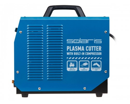 Плазморез Solaris AirCut PC-400 (220 В; 15-40 А; Высоковольтный поджиг; встроен.компрессор; термозащита; плавный запуск) в Мозыре