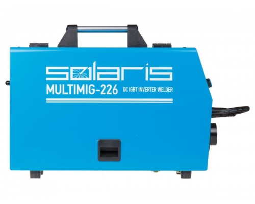 Полуавтомат сварочный Solaris MULTIMIG-226 (230В; MIG/FLUX/MMA; евроразъем; горелка 3 м; смена полярности; 2T/4T/Spot) в Мозыре